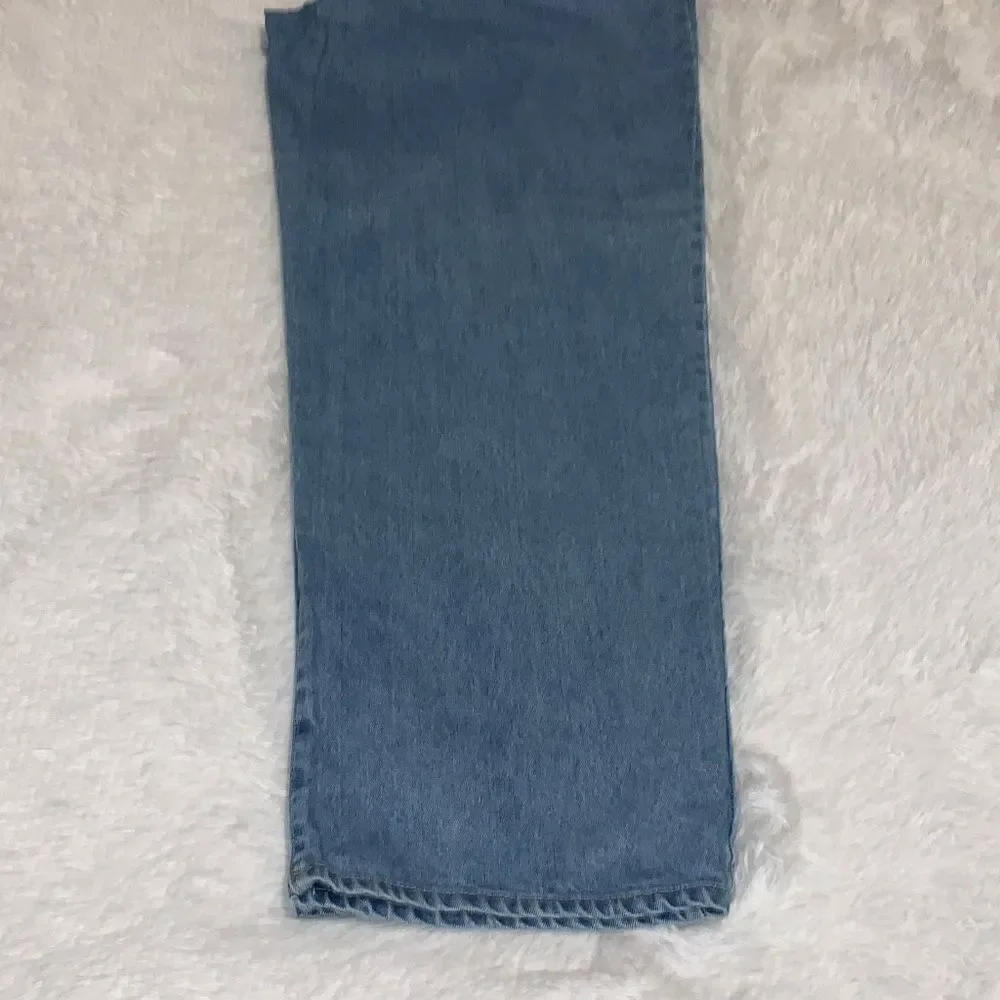 Vintage 90’s Lightwash Baggy Wide Leg‎ Streetwear Jeans Women’s Size 14